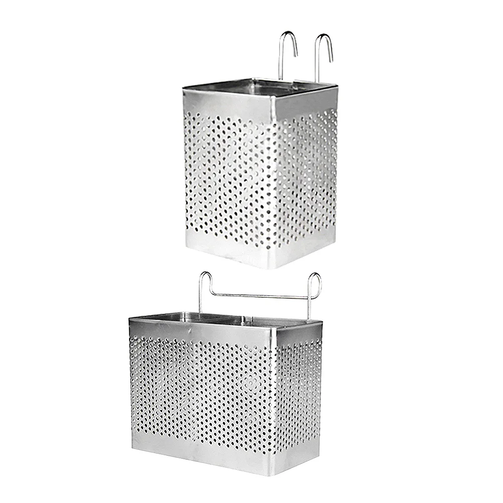 2 Pcs Stainless Steel Chopstick Holder Silverware for Drainer Hanging Drying Rack Organizer Dishes Metal
2 Pcs Stainless Steel Chopstick Holder Silverware for Drainer Hanging Drying Rack Organizer Dishes Metal