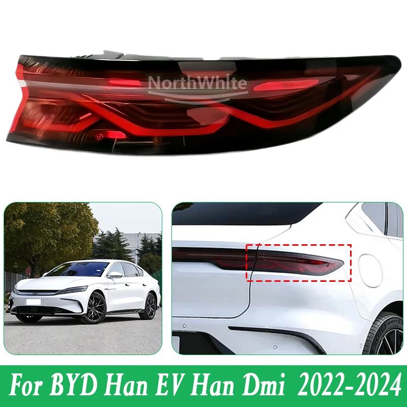 Задний фонарь в сборе для BYD Han EV Han Dmi 2022-2024, стоп-сигнал, габаритный фонарь
Задний фонарь в сборе для BYD Han EV Han Dmi 2022-2024, стоп-сигнал, габаритный фонарь