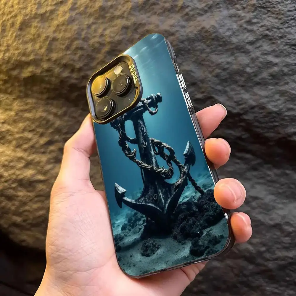 Anchor pattern in the sea phone case for iPhone 16 15 14 13 12 11 Pro/ Max/Plus shock-proof rear cover anti-fingerprint
Anchor pattern in the sea phone case for iPhone 16 15 14 13 12 11 Pro/ Max/Plus shock-proof rear cover anti-fingerprint