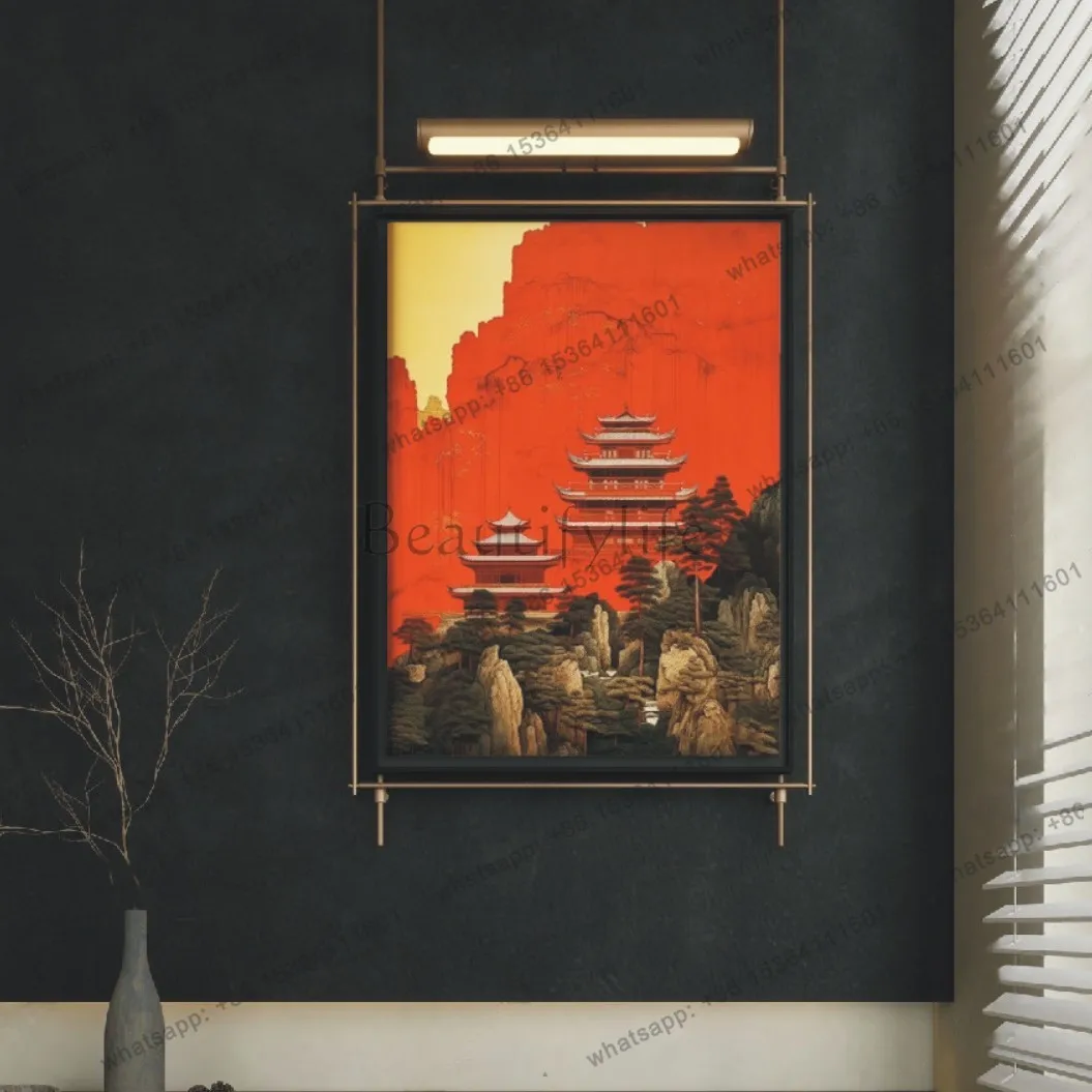 Retro metal painting hotel living room entrance art decoration painting
Retro metal painting hotel living room entrance art decoration painting