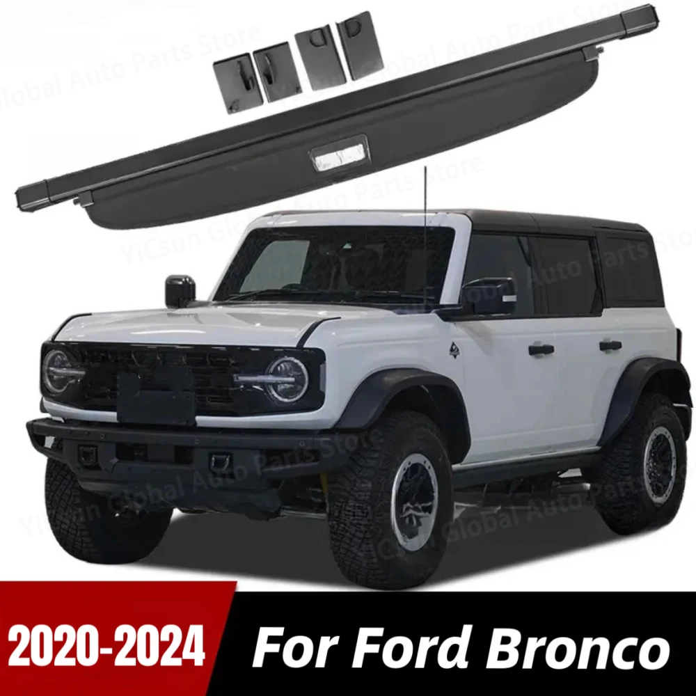 Защитная крышка багажника для Ford Bronco 2020-2024, выдвижная крышка багажа, защита конфиденциальности, органайзер, Coche для багажа
Защитная крышка багажника для Ford Bronco 2020-2024, выдвижная крышка багажа, защита конфиденциальности, органайзер, Coche для багажа