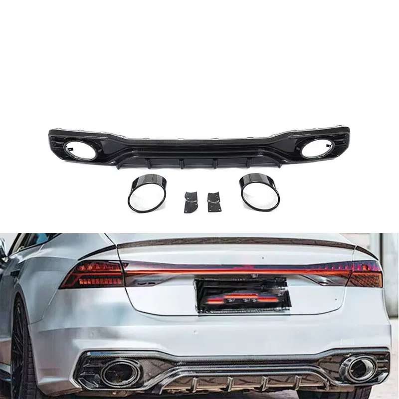 Modify Luxury A7 Dry Carbon Fiber Car Rear Diffuser Lip for Audi A7 Sportback S Line S7 Hatchback 4-Door 2019-2021
Modify Luxury A7 Dry Carbon Fiber Car Rear Diffuser Lip for Audi A7 Sportback S Line S7 Hatchback 4-Door 2019-2021