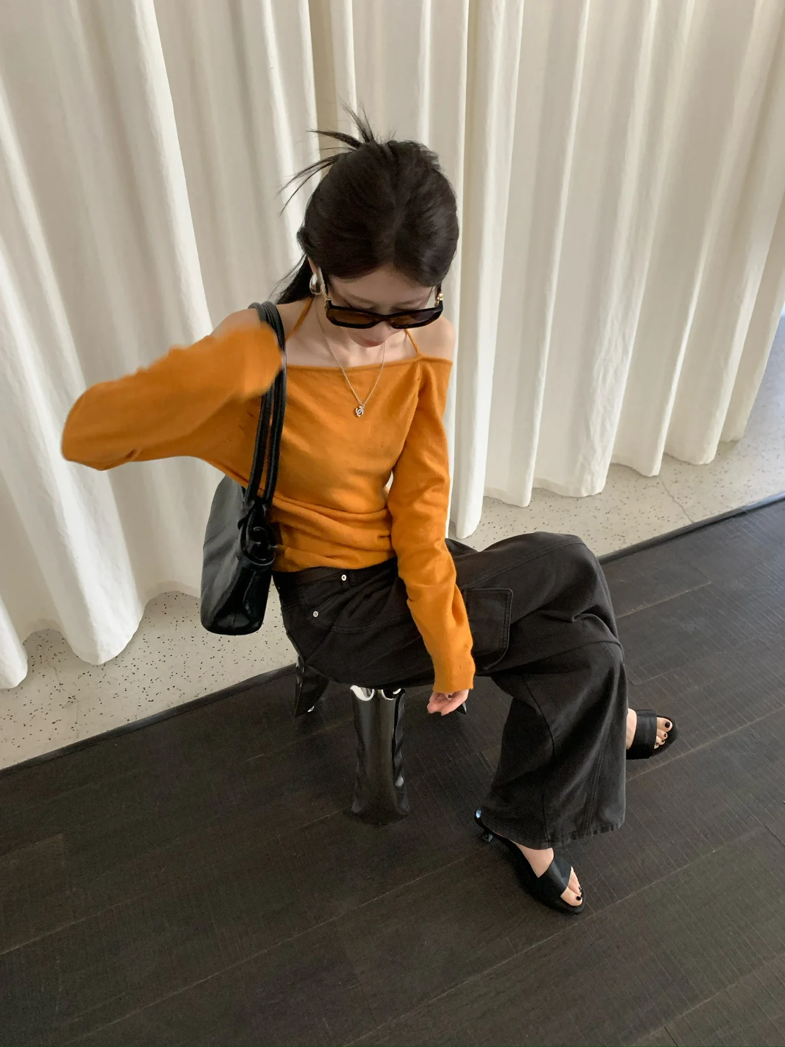 Women's Long Sve Knitted Sweater oulder Bows Design Slim Fit Casual Sle Autumn Soft Ne Hanging Design 3822
Women's Long Sve Knitted Sweater oulder Bows Design Slim Fit Casual Sle Autumn Soft Ne Hanging Design 3822