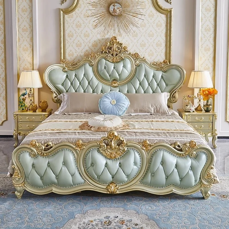 Rustic Simple Design Double Bed Mattress Green High Modern Double Bed Storage Luxury Cheap Cama Dobravel Bedroom Furniture Set
Rustic Simple Design Double Bed Mattress Green High Modern Double Bed Storage Luxury Cheap Cama Dobravel Bedroom Furniture Set