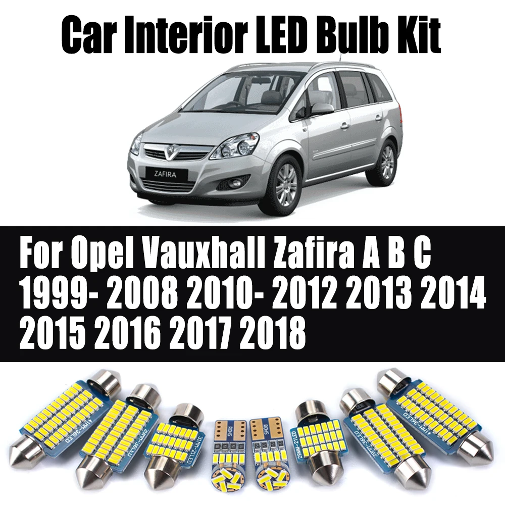 Canbus для Opel Vauxhall Zafira A B C 1999-2008 2010-2016 2017 2018 автомобильный светодиодный внутренний светильник с картой купольный светильник, комплект ламп для багажника автомобиля
Canbus для Opel Vauxhall Zafira A B C 1999-2008 2010-2016 2017 2018 автомобильный светодиодный внутренний светильник с картой купольный светильник, комплект ламп для багажника автомобиля