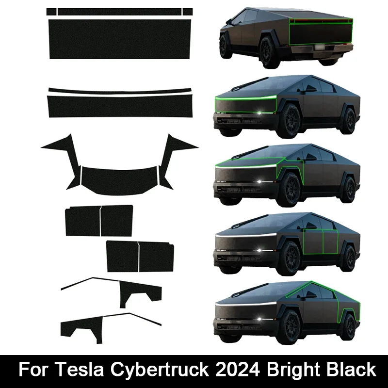 Car Body Film Anti Rusting Corrosion Bright Black For Tesla Cybertruck 2024 Car Sticker Paint Protection Film Clear PreCut
Car Body Film Anti Rusting Corrosion Bright Black For Tesla Cybertruck 2024 Car Sticker Paint Protection Film Clear PreCut