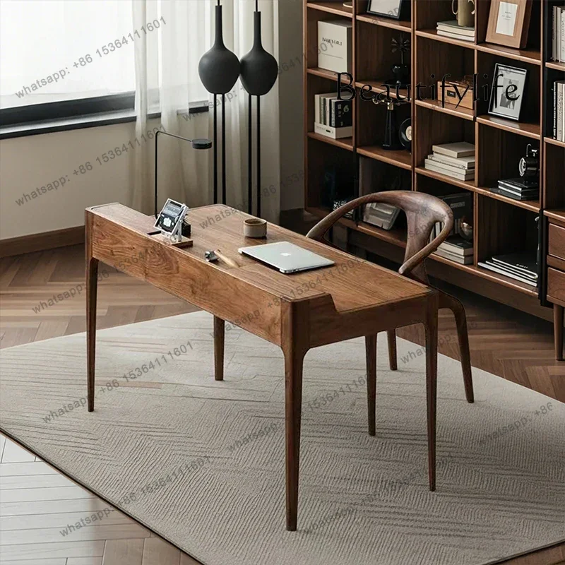 Solid Wood Desk Small Apartment Home Study Computer Desk Bedroom Study Against The Wall New Chinese Office Desk
Solid Wood Desk Small Apartment Home Study Computer Desk Bedroom Study Against The Wall New Chinese Office Desk