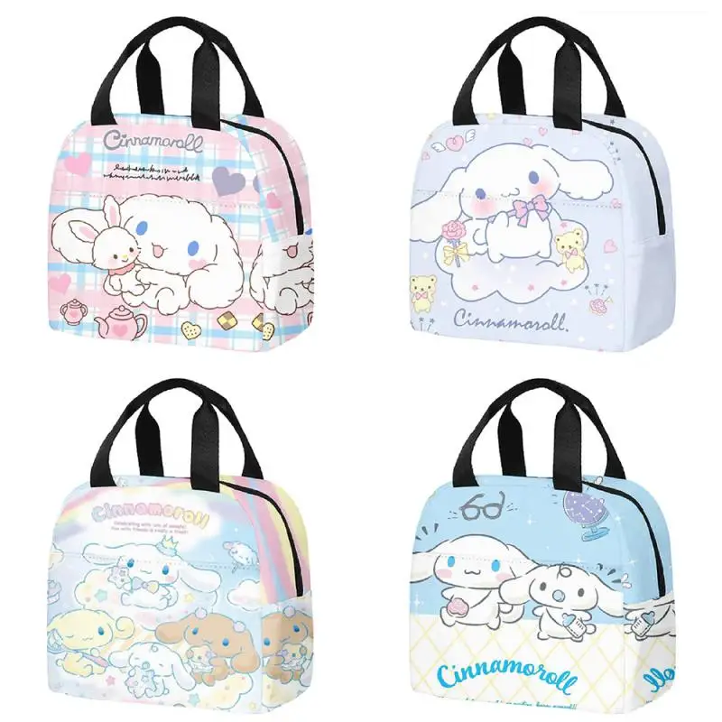 Портативная сумка для еды Cinnamoroll, аниме фигурка Sanrios Kawaii, студенческий, для мальчиков и девочек, мультяшный, изоляционный Ланч-бокс, сумка, набор для еды
Портативная сумка для еды Cinnamoroll, аниме фигурка Sanrios Kawaii, студенческий, для мальчиков и девочек, мультяшный, изоляционный Ланч-бокс, сумка, набор для еды