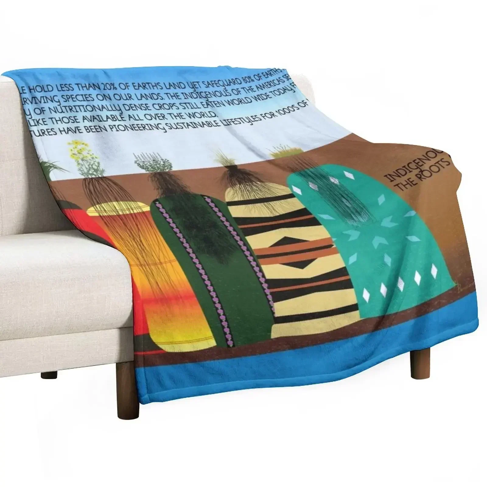 Indigenous People: The Roots of The Land Throw Blanket warm winter Camping Blankets
Indigenous People: The Roots of The Land Throw Blanket warm winter Camping Blankets