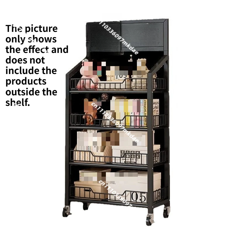 Movable floor rack, household living room, multi-layer simple combination storage rack
Movable floor rack, household living room, multi-layer simple combination storage rack