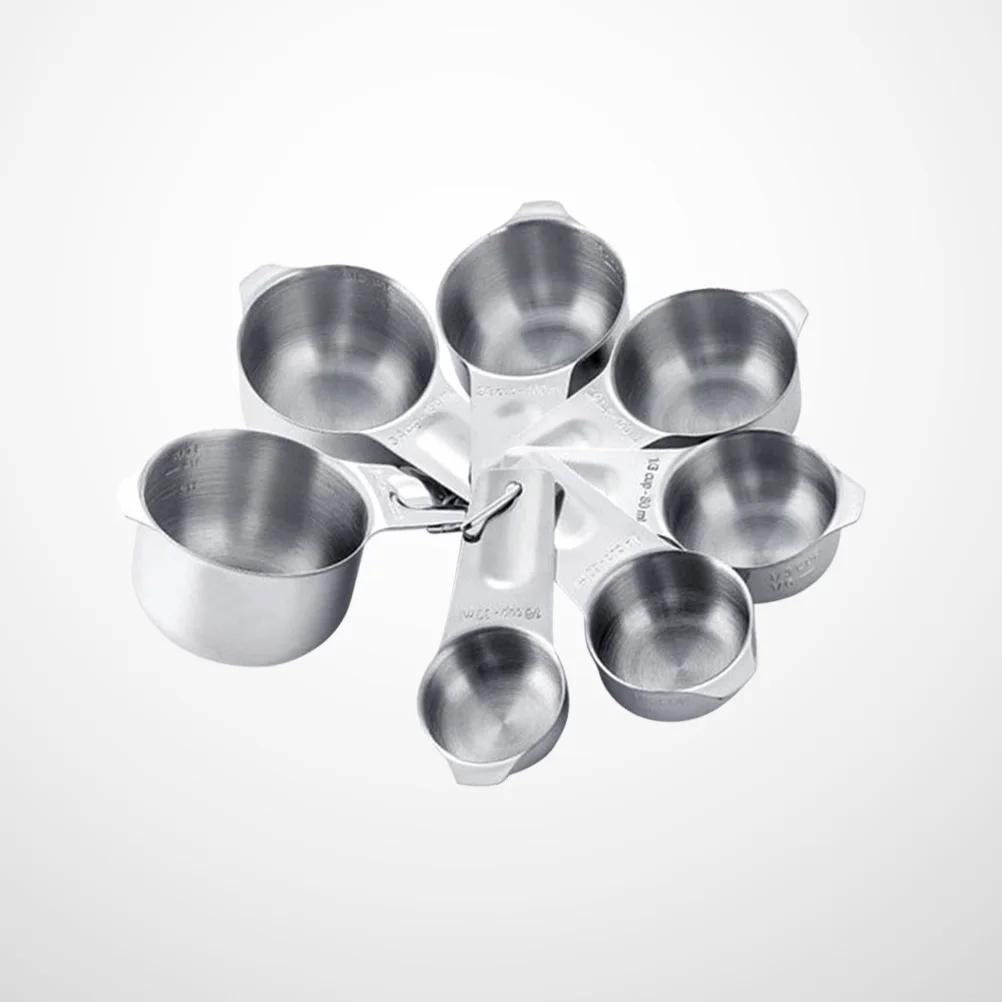 7Pcs Stainless Steel Measuring Spoons Set Detachable Ring Kitchen for Liquid Baking Measuring
7Pcs Stainless Steel Measuring Spoons Set Detachable Ring Kitchen for Liquid Baking Measuring