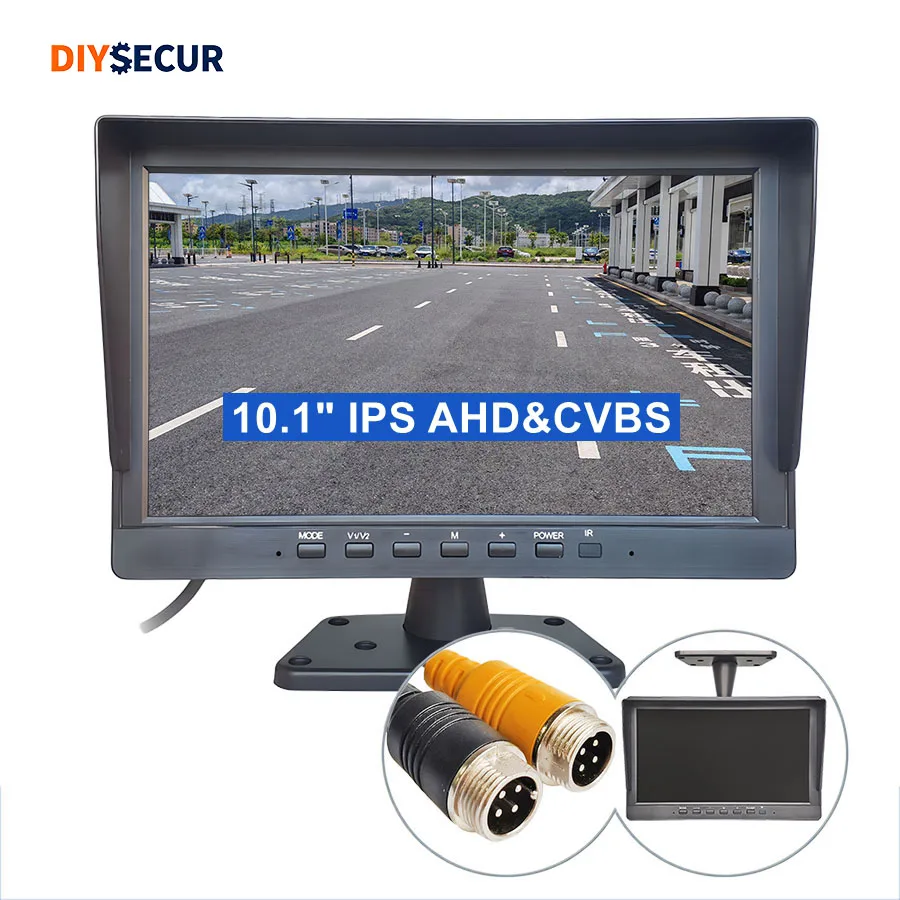 DIYSECUR 10.1inch IPS Screen AHD CVBS HD Car Monitor Rear View Monitor Support 720P 1080P AHD CVBS Car Camera 4PIN Video Input
DIYSECUR 10.1inch IPS Screen AHD CVBS HD Car Monitor Rear View Monitor Support 720P 1080P AHD CVBS Car Camera 4PIN Video Input