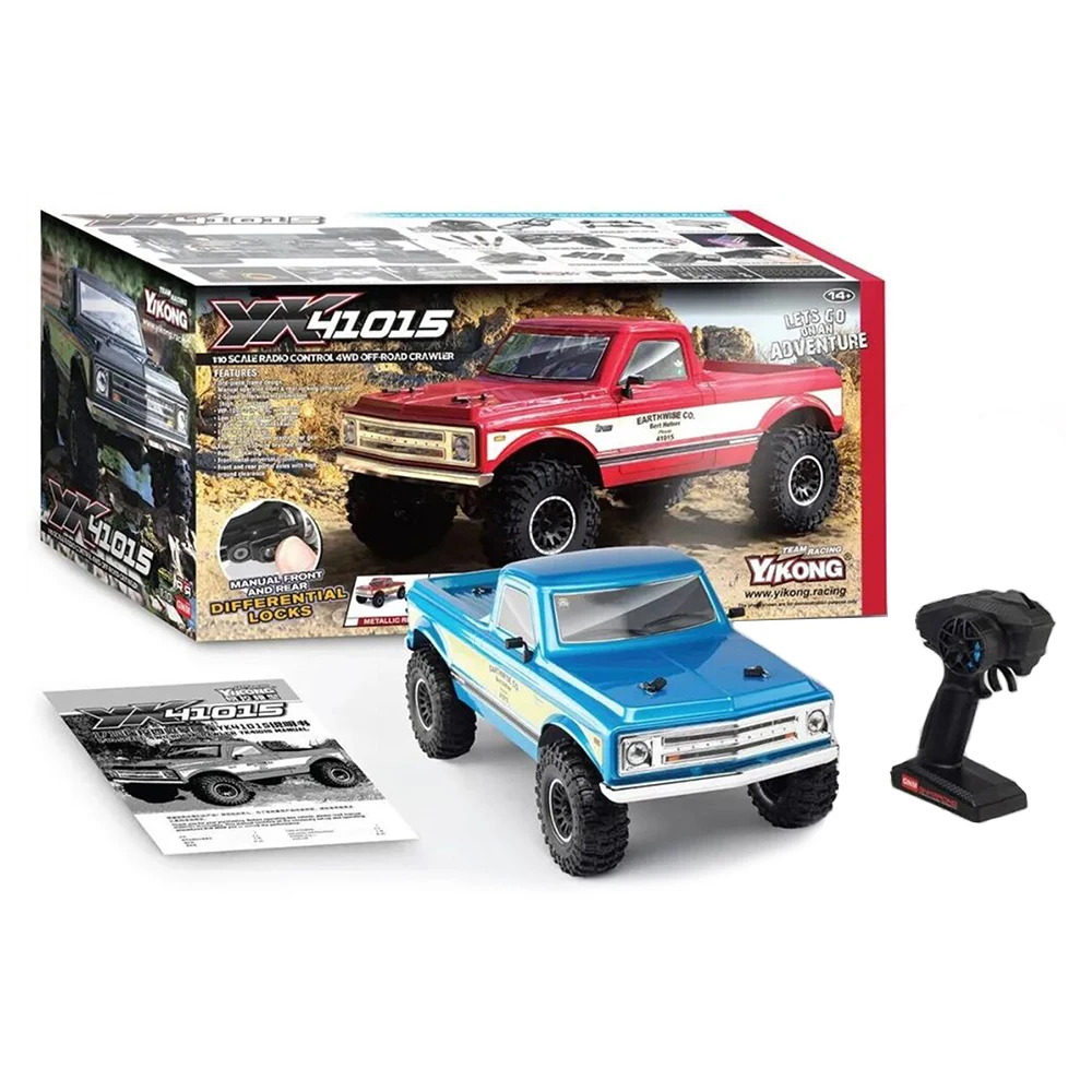 YIKONG YK41015 4WD 1/10 RC Electric Remote Control Model Car ROCK Crawler Adult Children Toys
YIKONG YK41015 4WD 1/10 RC Electric Remote Control Model Car ROCK Crawler Adult Children Toys