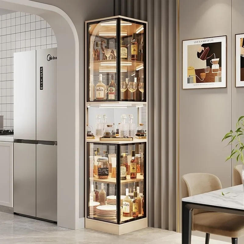 H1 glass corner wine cabinet display cabinet household living room against the wall modern simple TV cabinet side wine
H1 glass corner wine cabinet display cabinet household living room against the wall modern simple TV cabinet side wine