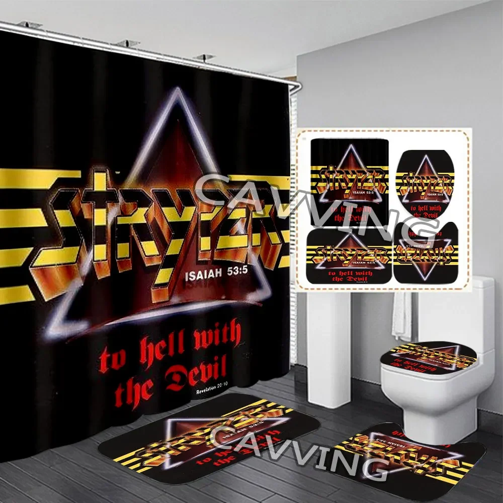 Занавеска для душа Stryper Band с 3D принтом, водонепроницаемая занавеска для ванной, Противоскользящий коврик для ванной, набор ковриков для туалета K04
Занавеска для душа Stryper Band с 3D принтом, водонепроницаемая занавеска для ванной, Противоскользящий коврик для ванной, набор ковриков для туалета K04