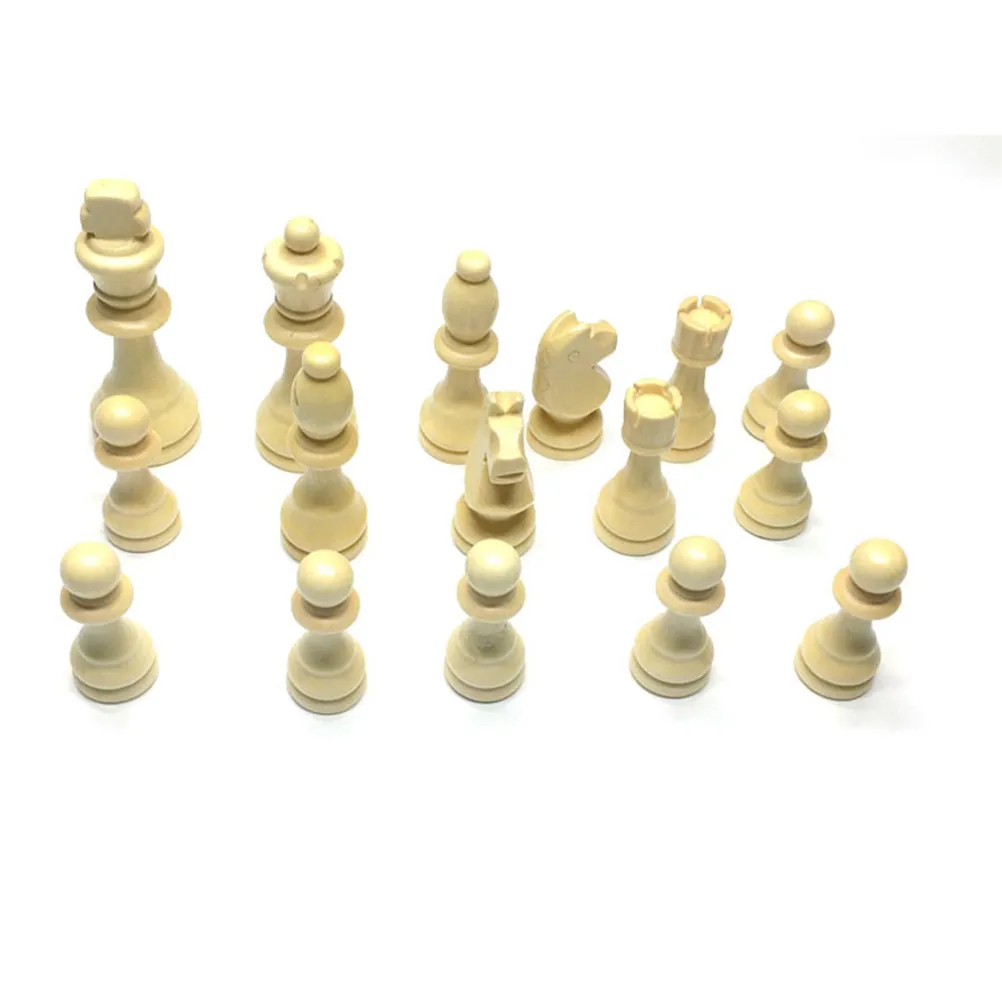 32Pcs Wooden Chess Pieces Design Chess Game Set for Kids Beginners Develops Logical on Ability Education
32Pcs Wooden Chess Pieces Design Chess Game Set for Kids Beginners Develops Logical on Ability Education