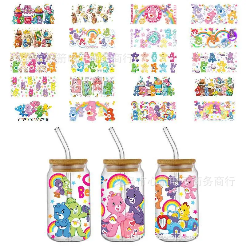 Care bear UV DTF transfer crystal transparent 16oz sticker waterproof and scratch-resistant wholesale cross-border
Care bear UV DTF transfer crystal transparent 16oz sticker waterproof and scratch-resistant wholesale cross-border