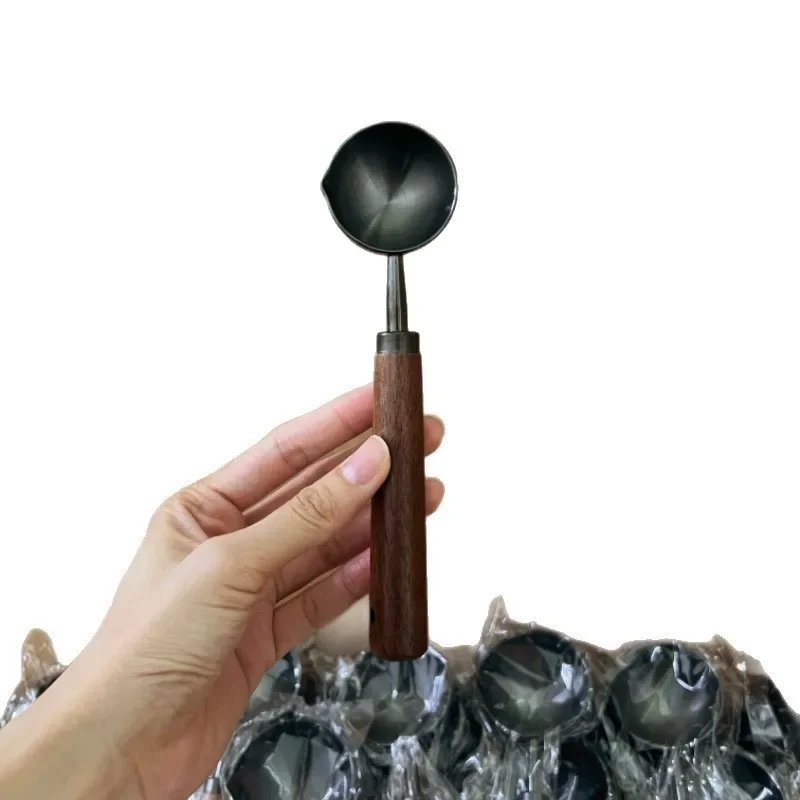 milk powder coffee spoon, long-handled walnut coffee powder measuring spoon 304 stainless steel coffee beans, special gram spoon
milk powder coffee spoon, long-handled walnut coffee powder measuring spoon 304 stainless steel coffee beans, special gram spoon