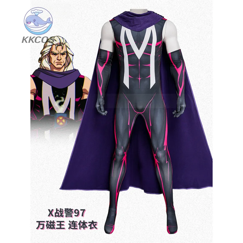 Костюм для косплея Magneto, комбинезон Max Eisenhardt, одежда, плащ, боди, костюм злодея из фильма X 97, карнавальный костюм на Хэллоуин для взрослых
Костюм для косплея Magneto, комбинезон Max Eisenhardt, одежда, плащ, боди, костюм злодея из фильма X 97, карнавальный костюм на Хэллоуин для взрослых