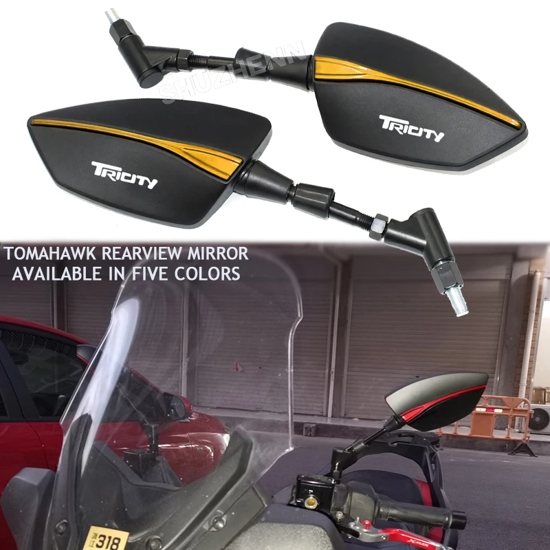 For YAMAHA Tricity 125 Tricity 155 Tricity 300 Motorcycle Rearview Mirror Scooter E-Bike Rearview Mirrors Back Side Mirror
For YAMAHA Tricity 125 Tricity 155 Tricity 300 Motorcycle Rearview Mirror Scooter E-Bike Rearview Mirrors Back Side Mirror