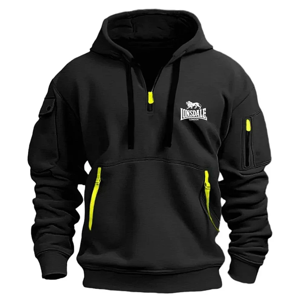 Fashion Men's Fall/Winter hoodie, Outdoor casual hoodie, pocket, zipper, loose, European size new street jumper, sweatshirt
Fashion Men's Fall/Winter hoodie, Outdoor casual hoodie, pocket, zipper, loose, European size new street jumper, sweatshirt