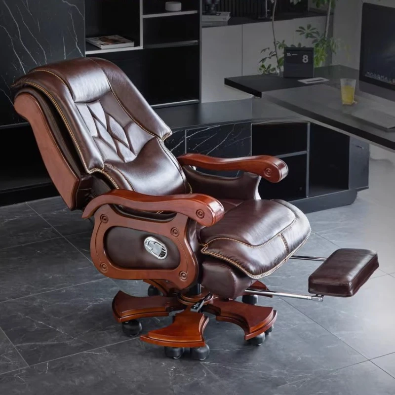 Reclining Adjustable Backrest Executive Rotating Chair Massage Computer Office Furniture Business Leather Office Computer Chair
Reclining Adjustable Backrest Executive Rotating Chair Massage Computer Office Furniture Business Leather Office Computer Chair