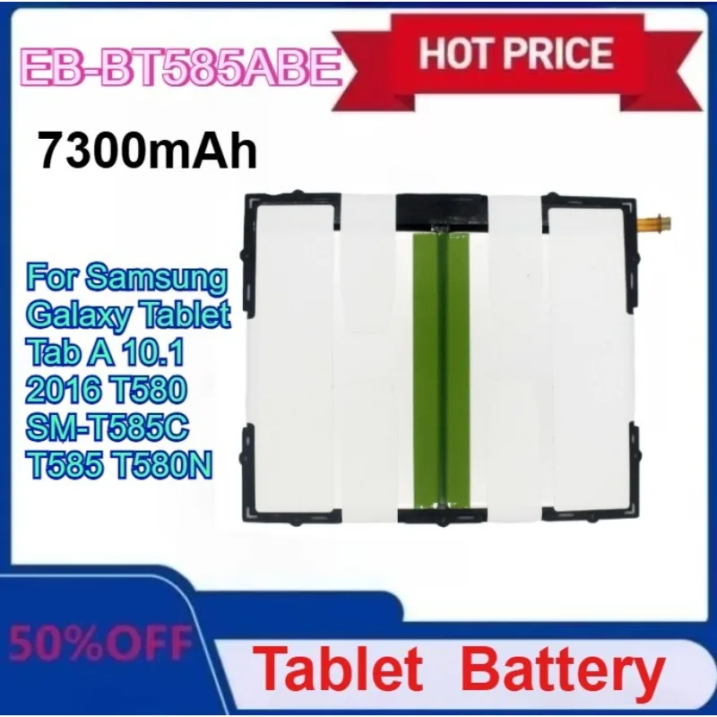 Модернизированный аккумулятор EB-BT585ABE емкостью 7300 мАч для планшета Samsung Galaxy Tab A 10,1 2016 T580 SM-T585C T585 T580N с инструментом
Модернизированный аккумулятор EB-BT585ABE емкостью 7300 мАч для планшета Samsung Galaxy Tab A 10,1 2016 T580 SM-T585C T585 T580N с инструментом