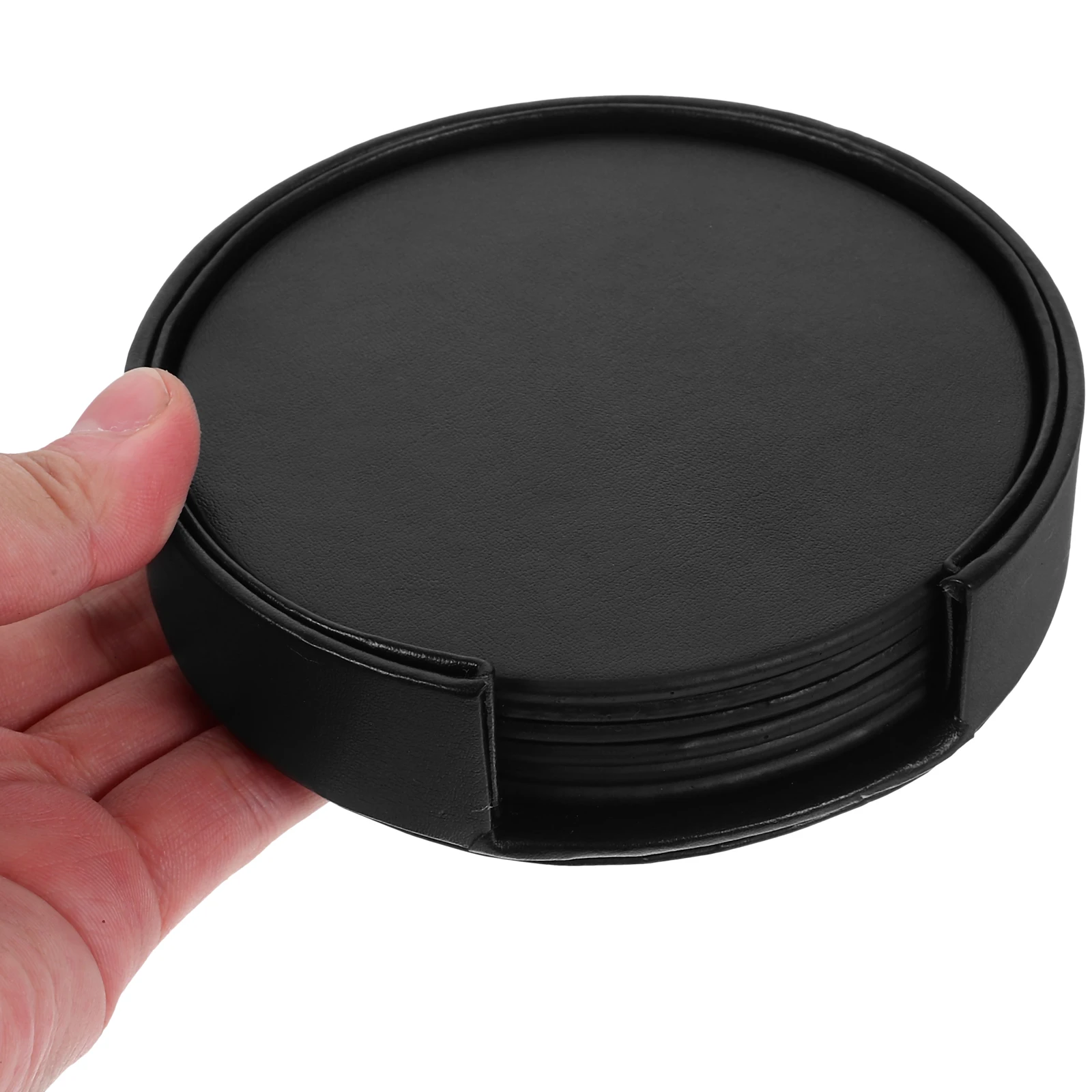 6 Pieces Marbled Coasters Set 10cm Black Wireless Drink Coasters Holder Desk Table Office Home Modern Cup Mat Kitchen
6 Pieces Marbled Coasters Set 10cm Black Wireless Drink Coasters Holder Desk Table Office Home Modern Cup Mat Kitchen