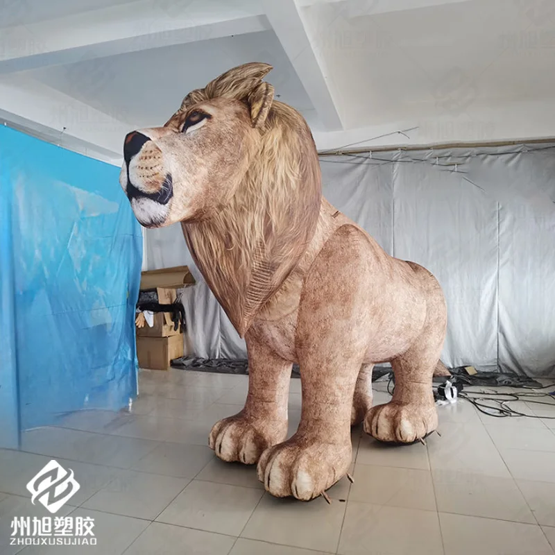 Inflatable lions, animal-based air models with blowers, outdoor square and shopping mall event promotional and decorative props
Inflatable lions, animal-based air models with blowers, outdoor square and shopping mall event promotional and decorative props