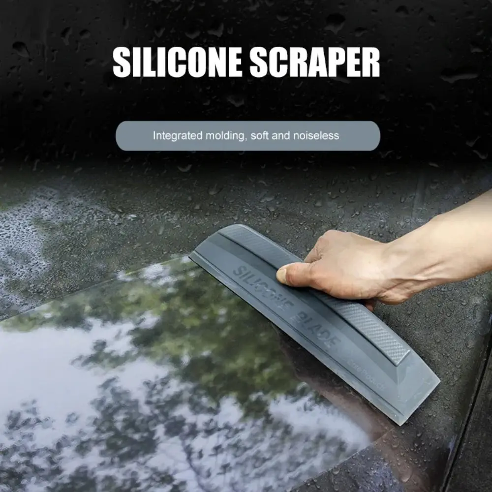 Силиконовый водяной дворник, тихий гибкий инструмент для чистки окон, устойчивый к царапинам, термостойкий, легко чистящийся, ракель для мытья автомобиля 
Силиконовый водяной дворник, тихий гибкий инструмент для чистки окон, устойчивый к царапинам, термостойкий, легко чистящийся, ракель для мытья автомобиля