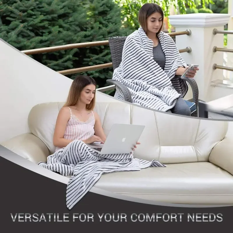 Fleece Throw Blanket for Couch Lightweight Black and White Soft Plush Fluffy Warm Cozy Perfect for Bed Sofa
Fleece Throw Blanket for Couch Lightweight Black and White Soft Plush Fluffy Warm Cozy Perfect for Bed Sofa