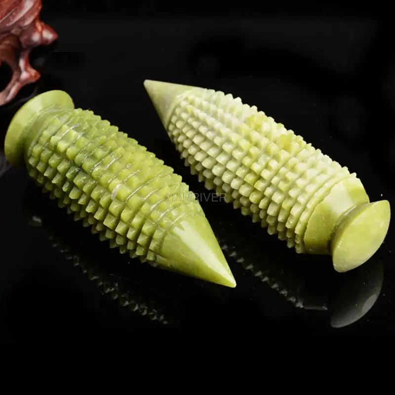Natural Jade Stone Massage Stick Palm Hand Spiky Massager Acupoint Therapy Body Acupuncture Ball Stress Relief Health Care Tool
Natural Jade Stone Massage Stick Palm Hand Spiky Massager Acupoint Therapy Body Acupuncture Ball Stress Relief Health Care Tool