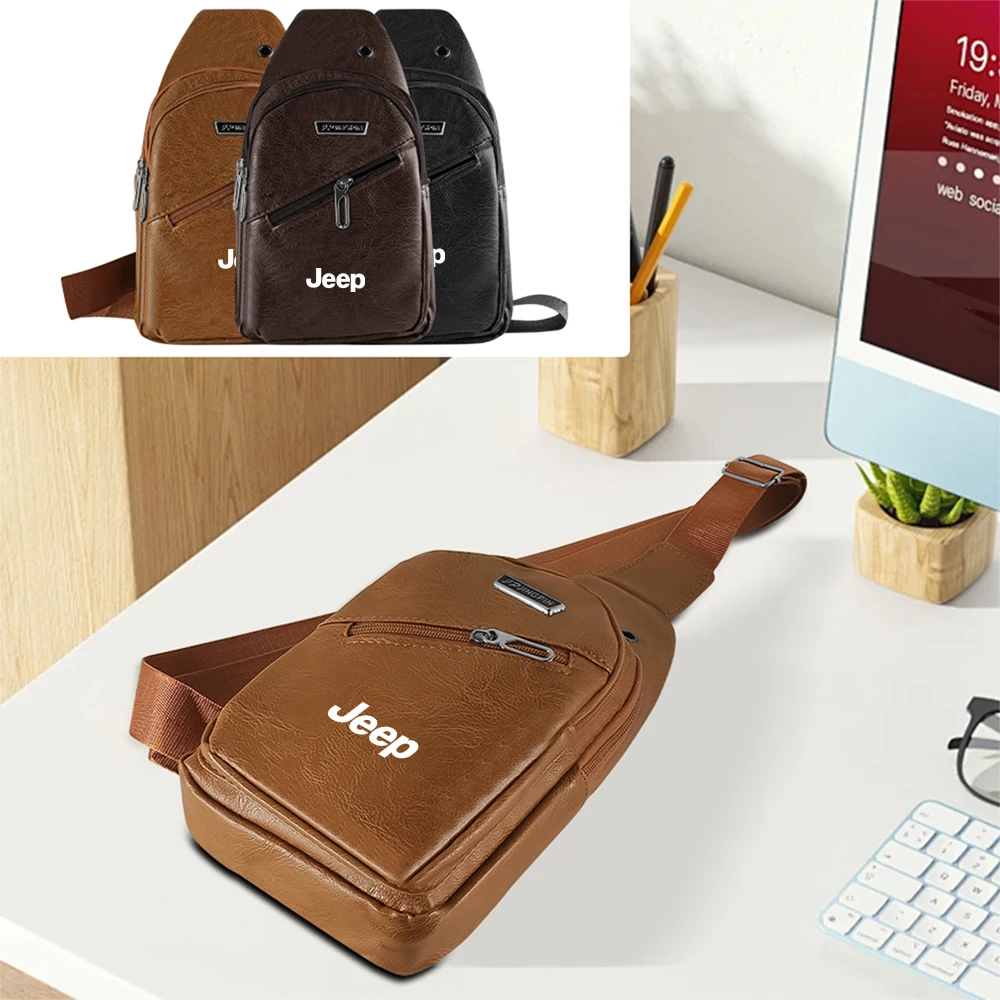 PU Leather Chest Bag Crossbody Pack Outdoor Sport Men Women Shoulder Bags For Jeep Grand Cherokee Wrangler JK Compass Renegade
PU Leather Chest Bag Crossbody Pack Outdoor Sport Men Women Shoulder Bags For Jeep Grand Cherokee Wrangler JK Compass Renegade