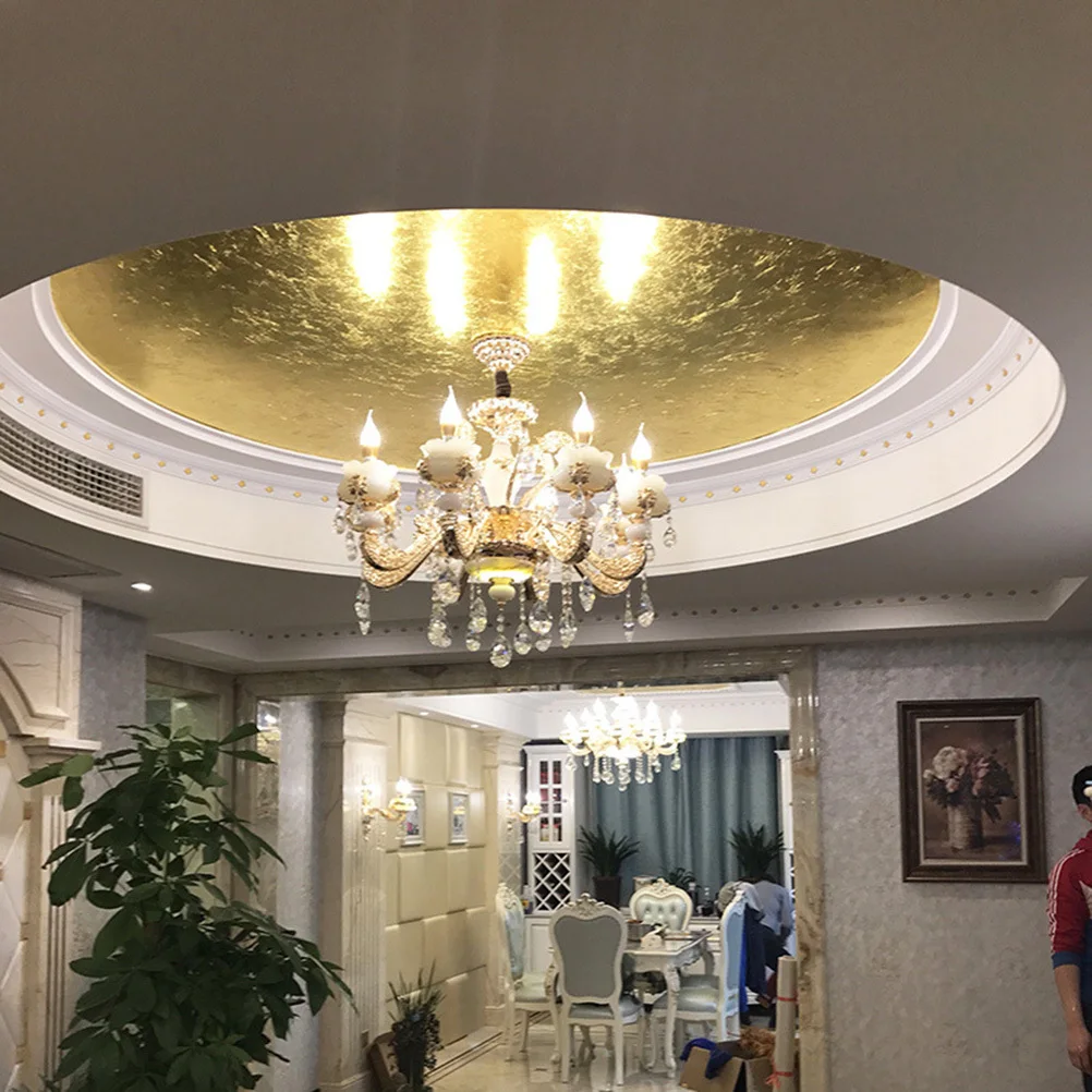 50pcs 8X8.5Cm Gold Foil Decoration Imitation Gold Leaf Shiny Art Foil Paper Sheet For Craft Gilding Wood Ceramic Metal Glass
50pcs 8X8.5Cm Gold Foil Decoration Imitation Gold Leaf Shiny Art Foil Paper Sheet For Craft Gilding Wood Ceramic Metal Glass