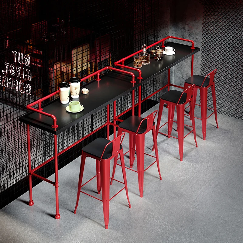 !@Industrial Style Solid Wood Long Table and Iron Art High Bar Stools Set Water Pipe Design for Home Use & Milk Tea Shops
!@Industrial Style Solid Wood Long Table and Iron Art High Bar Stools Set Water Pipe Design for Home Use & Milk Tea Shops