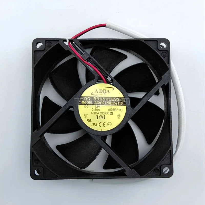 HJY 1 piece ADDA AG09212UB257110 DC12V 0.50A 2-wire ball bearing inverter cooling fan 90mm
HJY 1 piece ADDA AG09212UB257110 DC12V 0.50A 2-wire ball bearing inverter cooling fan 90mm