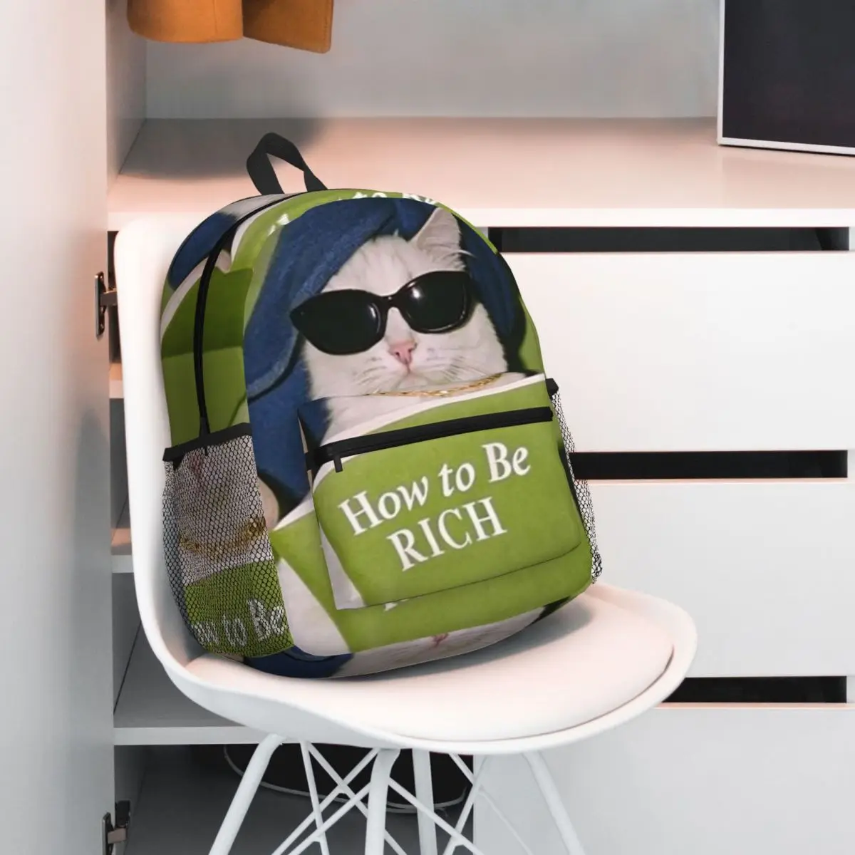 How To Be Rich Bathing Cat In Bathtub Bathroom Backpack Student BookBag Children School Bag Computer Shoulder Bags for Boys Girl
How To Be Rich Bathing Cat In Bathtub Bathroom Backpack Student BookBag Children School Bag Computer Shoulder Bags for Boys Girl