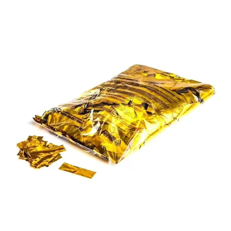 Gold Fireproof Rectangle Metallic Confetti 55x17mm Konfetti For Stage Wedding Concert Party Decoration Supplies
Gold Fireproof Rectangle Metallic Confetti 55x17mm Konfetti For Stage Wedding Concert Party Decoration Supplies