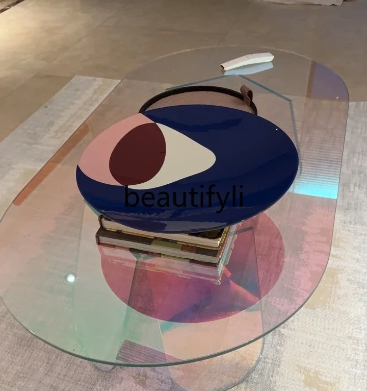 Glass coffee table living room creative light luxury modern simple high-end side table
Glass coffee table living room creative light luxury modern simple high-end side table