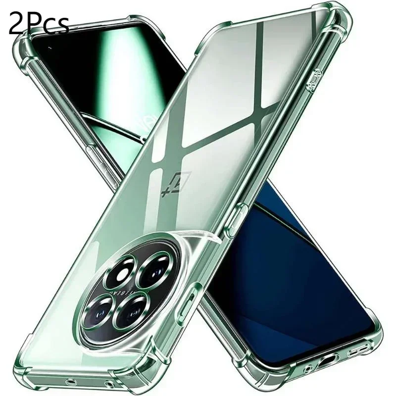 2pcs Transparent TPU Case for OnePlus 13 13R 12 12R Protective Cover For One Plus 11R 10 Pro 10T Shockproof Shell Bumper Coque F
2pcs Transparent TPU Case for OnePlus 13 13R 12 12R Protective Cover For One Plus 11R 10 Pro 10T Shockproof Shell Bumper Coque F