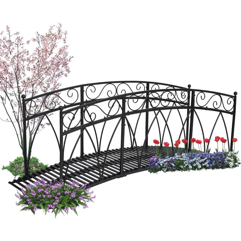 Outdoor Metal Long Garden Bridge (96”*28”*35.6”)
Outdoor Metal Long Garden Bridge (96”*28”*35.6”)