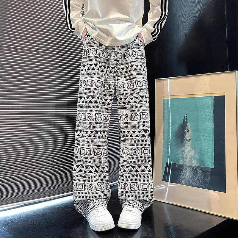 2025 Trend Streetwear Men Ethnic Pattern Printed High Street Hip Hop Sweat Pants Men Oversized Unisex Casual Vintage Baggy Pants
2025 Trend Streetwear Men Ethnic Pattern Printed High Street Hip Hop Sweat Pants Men Oversized Unisex Casual Vintage Baggy Pants