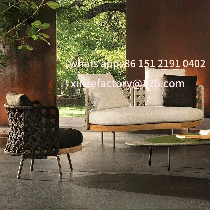 Customizable Outdoor Teak Sofa Rattan Garden Garden Leisure Curved Double Sofa
Customizable Outdoor Teak Sofa Rattan Garden Garden Leisure Curved Double Sofa