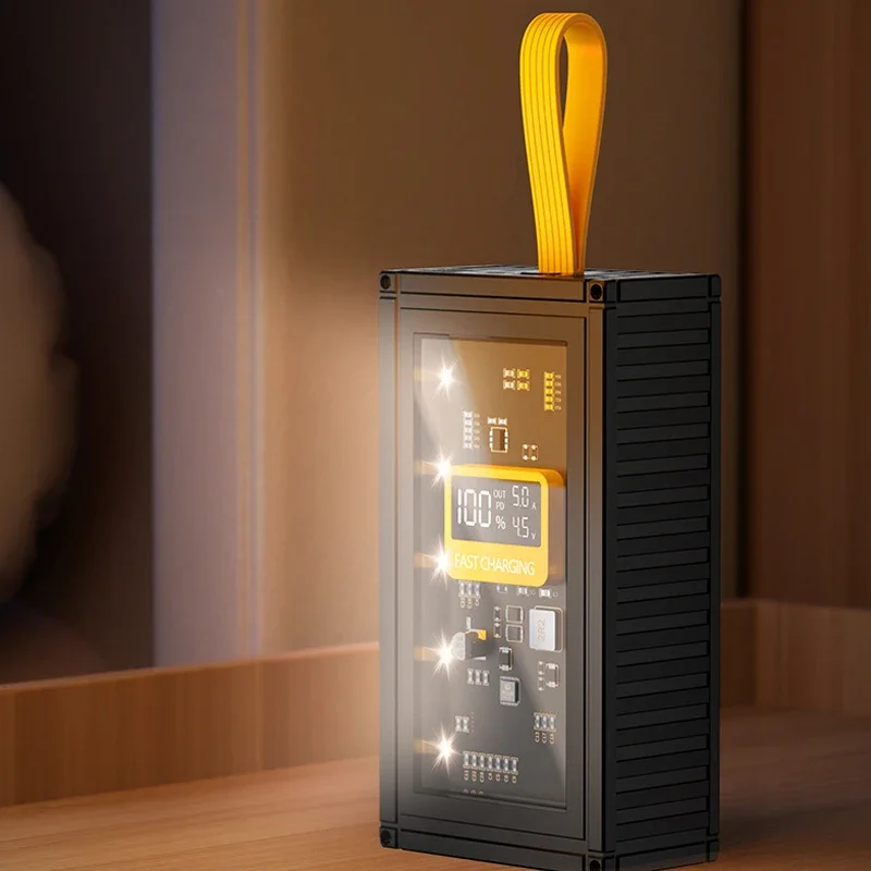 Портативное зарядное устройство PD20W для Xiaomi, двухсторонняя быстрая зарядка, большая емкость 80000 мАч, цифровой дисплей со светодиодной подсветкой, Прозрачный Новый
Портативное зарядное устройство PD20W для Xiaomi, двухсторонняя быстрая зарядка, большая емкость 80000 мАч, цифровой дисплей со светодиодной подсветкой, Прозрачный Новый