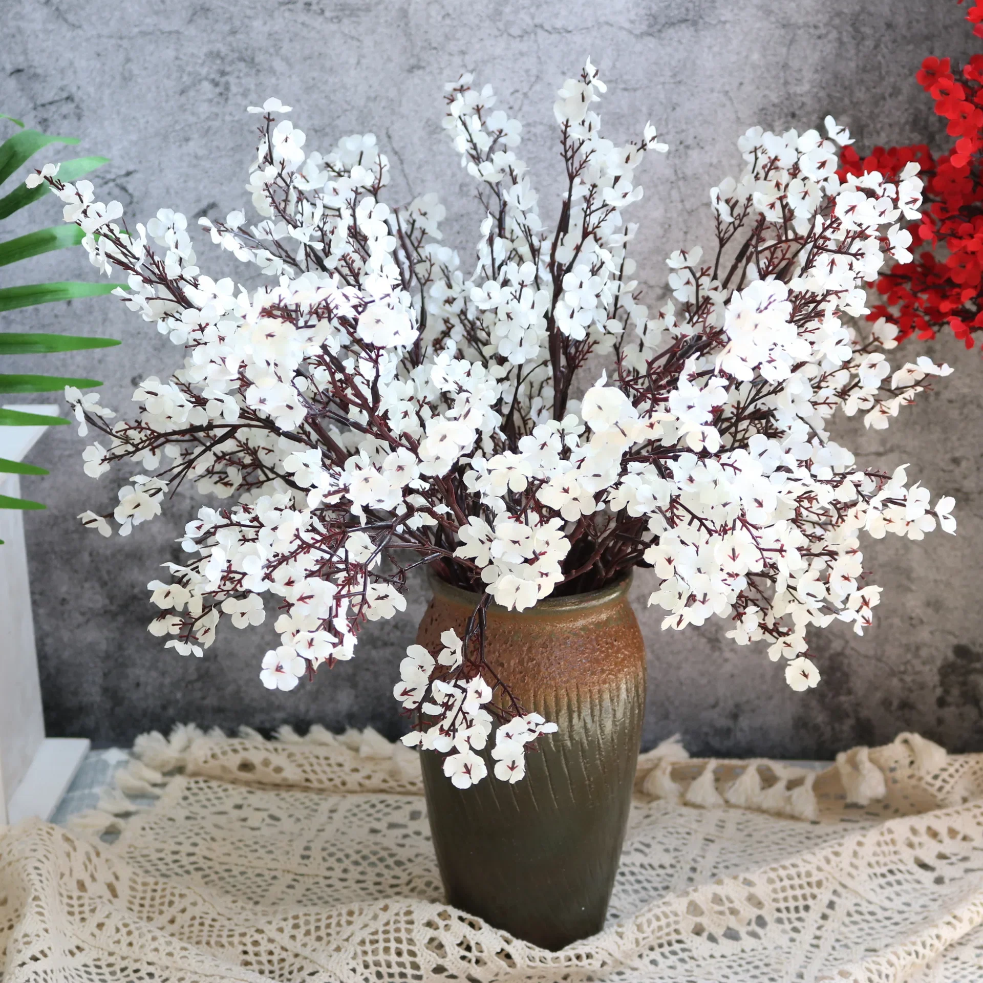 50CM Baby's Breath Artificial Flower Silk Gypsophila Long Branches Home Decor Plants Fake Wedding Party DIY Decoration Ornaments
50CM Baby's Breath Artificial Flower Silk Gypsophila Long Branches Home Decor Plants Fake Wedding Party DIY Decoration Ornaments