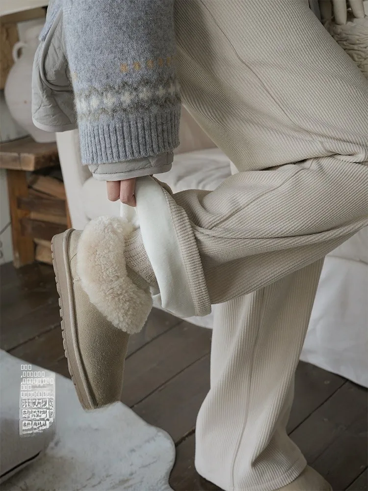 Мягкие широкие брюки из флиса для женщин, с высокой талией, термоштаны, универсальные, удобные, повседневные, из полиэстера, зимние, цветные
Мягкие широкие брюки из флиса для женщин, с высокой талией, термоштаны, универсальные, удобные, повседневные, из полиэстера, зимние, цветные