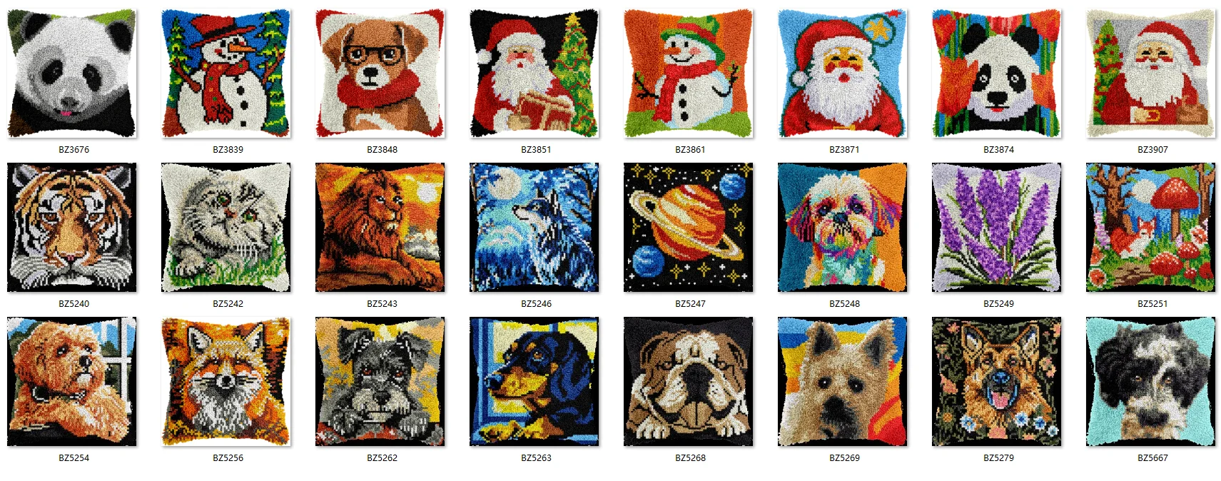 Latch Hook Rug Kits Latch Hook Rug Pillow Pre-Printed Canvas Crochet Needlework Crafts for Adult 43-43CM Color FOX
Latch Hook Rug Kits Latch Hook Rug Pillow Pre-Printed Canvas Crochet Needlework Crafts for Adult 43-43CM Color FOX