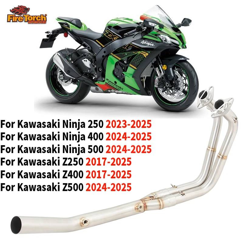 Для Kawasaki Ninja 250 400 500 Z250 Z400 Z500 2017-2025 мотоциклетные выхлопные системы, передняя соединительная труба, глушитель 51 мм
Для Kawasaki Ninja 250 400 500 Z250 Z400 Z500 2017-2025 мотоциклетные выхлопные системы, передняя соединительная труба, глушитель 51 мм