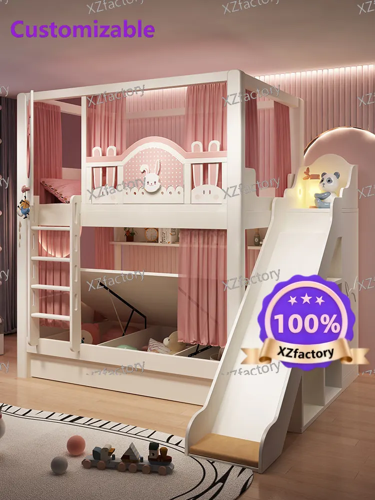 Customizable Kids Bunk Bed, Boys & Girls Princess Castle Treehouse Loft Bed, Sibling Bed
Customizable Kids Bunk Bed, Boys & Girls Princess Castle Treehouse Loft Bed, Sibling Bed
