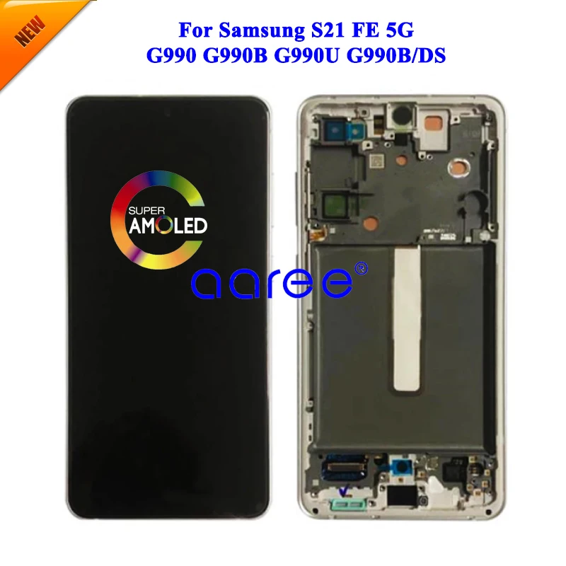 AMOMLED OLED ЖК-экран для Samsung S21 FE 5G ЖК-экран для Samsung S21 FE 5G G990 ЖК-экран с сенсорным дигитайзером в сборе
AMOMLED OLED ЖК-экран для Samsung S21 FE 5G ЖК-экран для Samsung S21 FE 5G G990 ЖК-экран с сенсорным дигитайзером в сборе